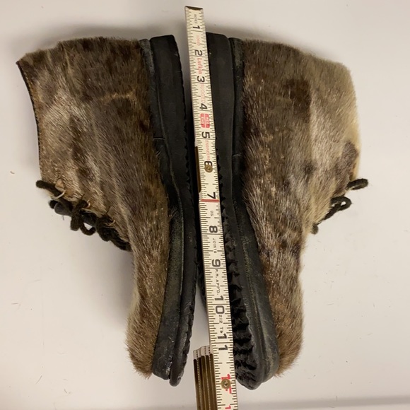 Vintage CAPITOL Brand Fur Ankle Boots Canada 9.5 - Picture 13 of 17